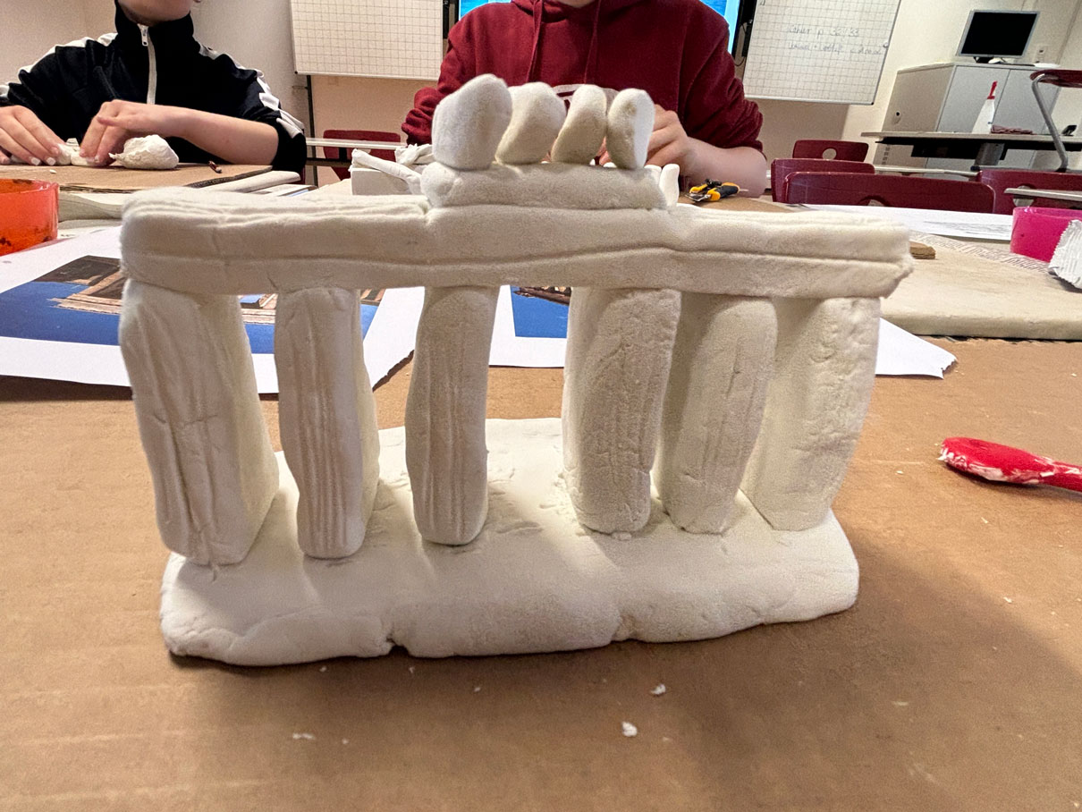 Brandenburger Tor aus Ton