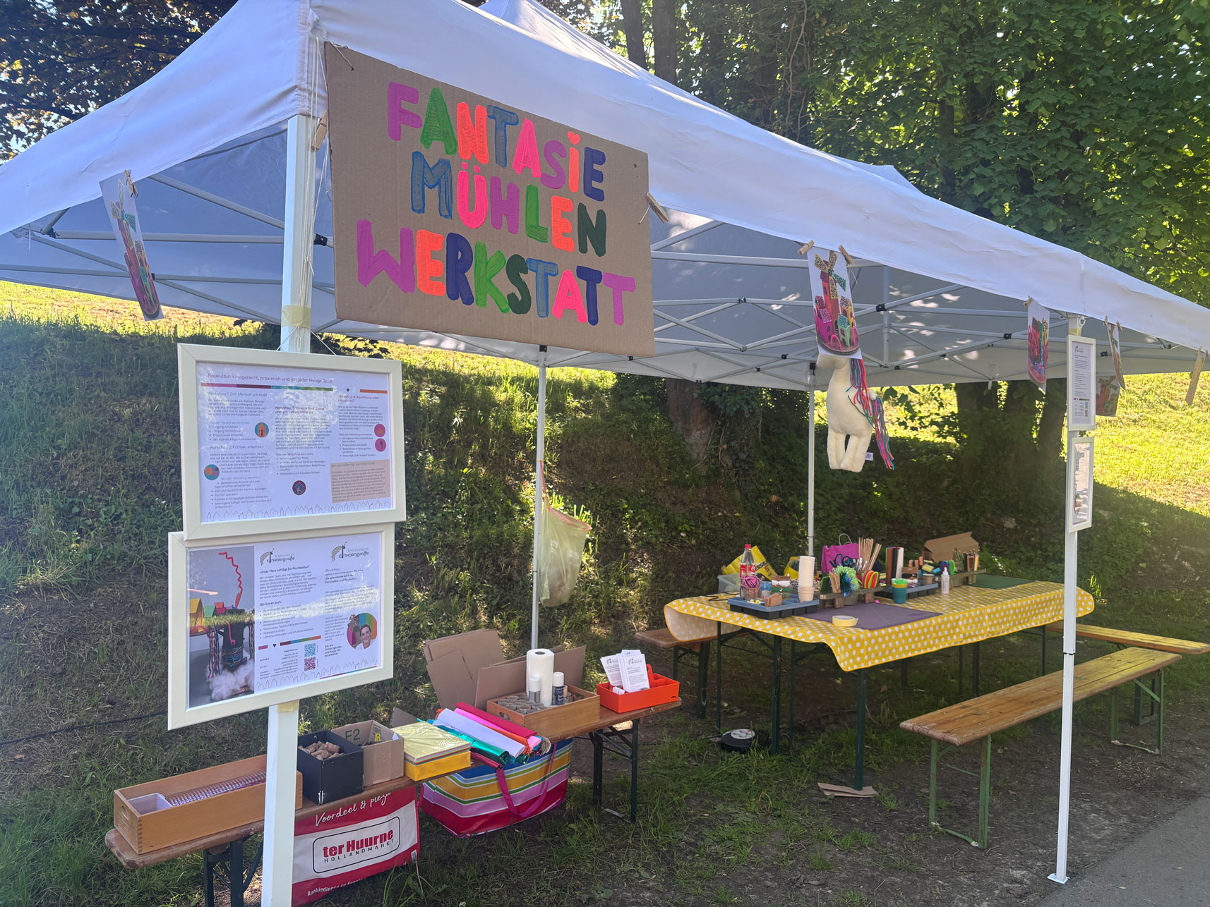 Stand der Mühlenwerkstatt